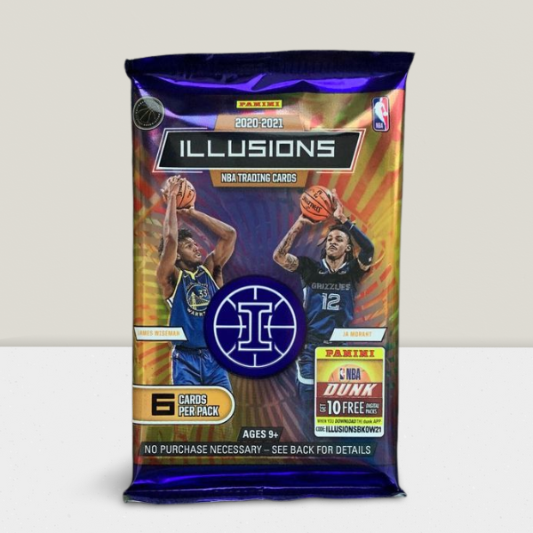 2020-21 Panini Illusions Basketball 6 Card Trading Card Pack