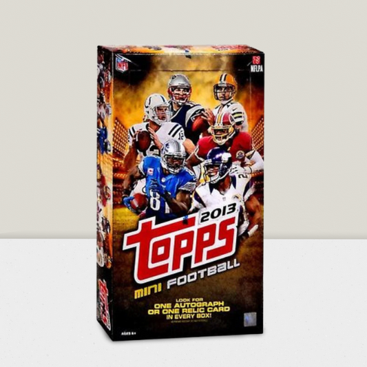 2013 Topps Mini Cards Football Hobby Box - 1 Auto/1 Memorabilia box.
