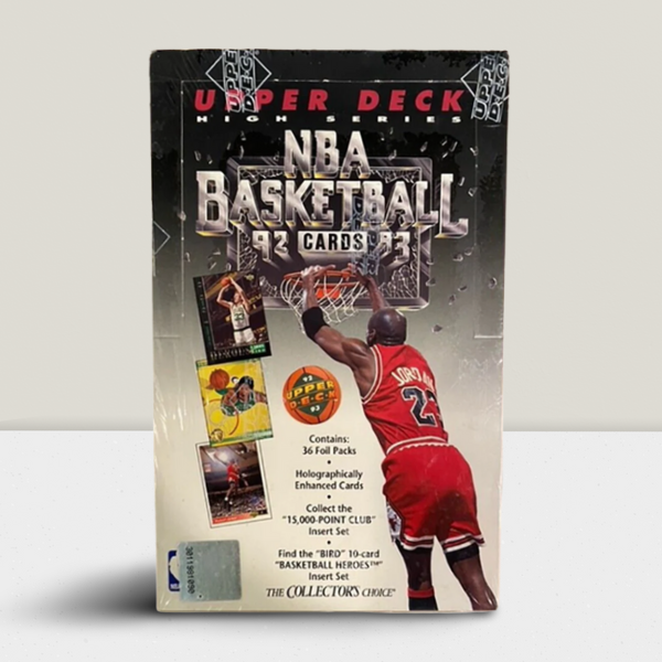1992-93 Upper Deck High Series Basketball Hobby Sealed Box - 36 Packs Per Box
