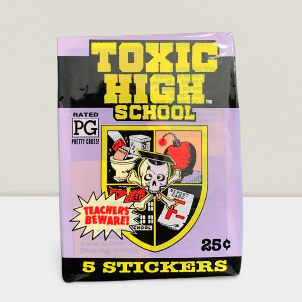 1991 Topps Toxic High School Sealed Wax Hobby Trading Pack PK-163