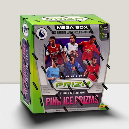 2020-21 Panini Prizm Premier League Soccer Mega Box - Pink Prizms