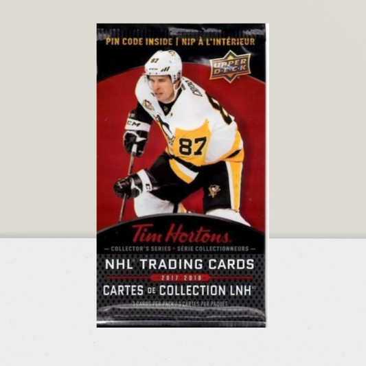 2017-18 Upper Deck Tim Hortons Hockey Card Pack - Canadian Excl.