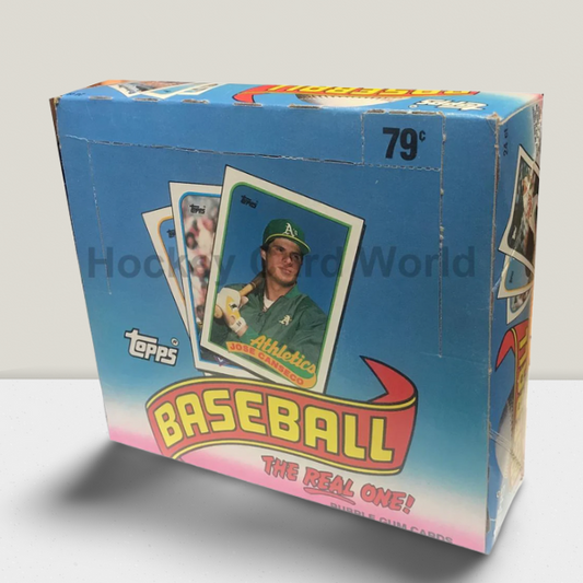 1989 Topps Cello Hobby Baseball Box Sealed - 24 Packs - 29 Cards/Pack