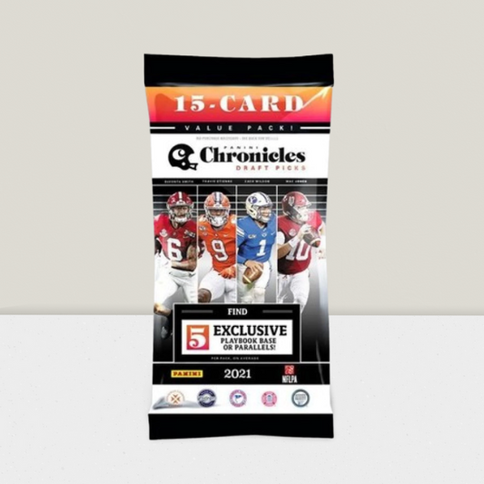 2021 Panini Chronicles Draft Picks NFL Football Value Fat Pack / 5 Exclusives Pack!!