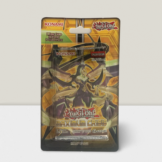 Yu-Gi-Oh! Maximum Crisis Booster Sealed Card Game Pack - English Edition