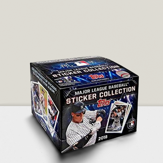 2018 Topps MLB Sticker Collection Baseball Sealed Box - 50/Packs - 8/Cards Pack