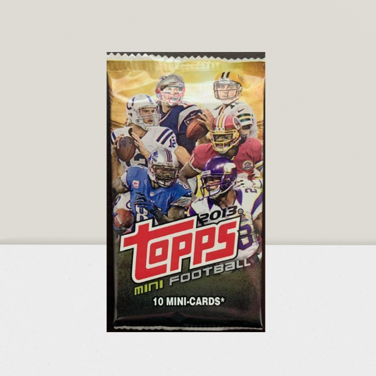 2013 Topps Mini Hobby Football Pack - 10 Card Pack - Auto Jersey Cards