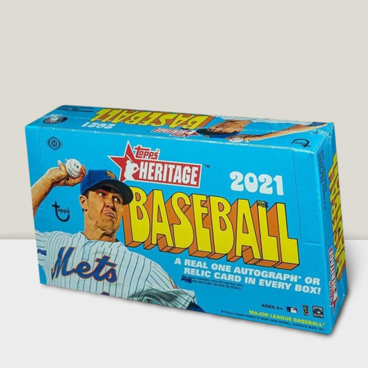 2021 Topps Heritage HOBBY Baseball Sealed Box