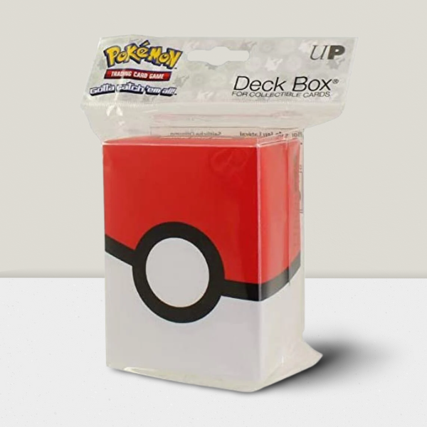 Ultra-Pro Pokemon Card Deck Box featuring Poke-Ball Design Holds 80 Cards
