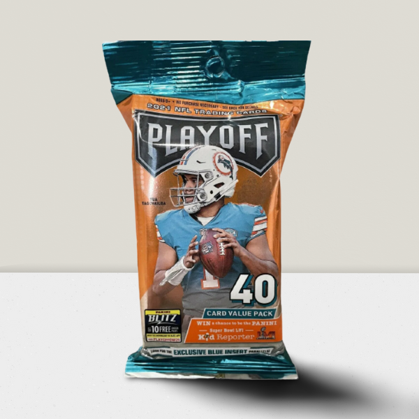 2021 Panini Playoff Football Factory Sealed Cello Pack - 40 Cards!