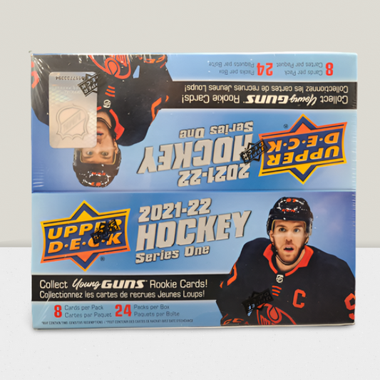 2021-22 Upper Deck Series 1 Hockey Retail Factory Sealed 24 pack Box