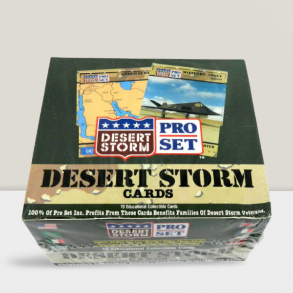 1991 Pro Set Desert Storm Factory Hobby Sealed Box - 36 packs