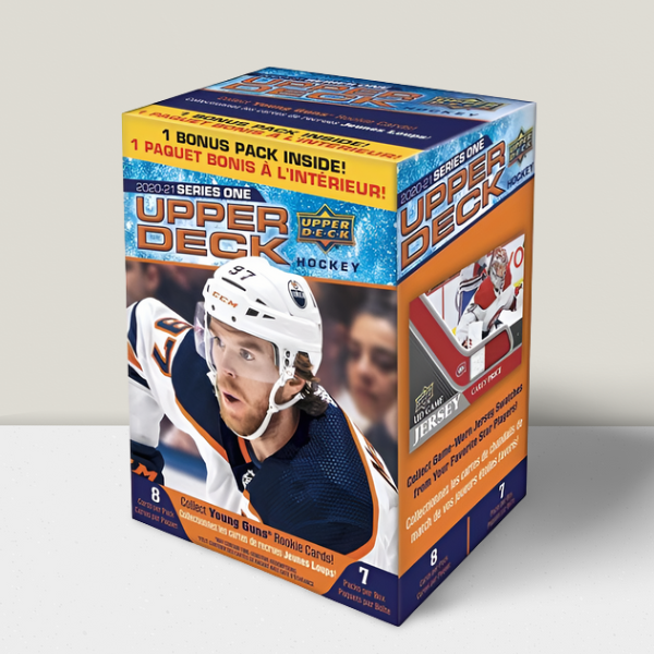 2020-21 Upper Deck Series 1 Blaster Factory Sealed Hockey Box