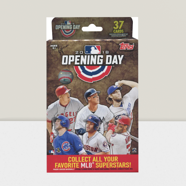 2018 Topps Opening Day Hanger Baseball Factory Sealed Box - 37 Cards/Box
