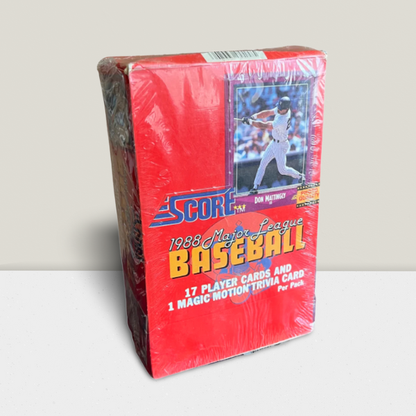1988 Score Baseball MLB Sealed Box - 36 Sealed Packs Per Box